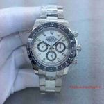 High Quality Copy Daytona Rolex Panda Watch White Dial Black Bezel 